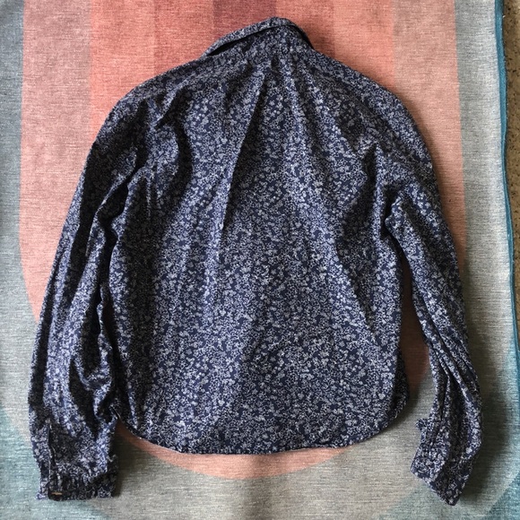 SOLD Gap Dainty Floral Button Down Cotton Long Sleeve - Picture 13 of 13